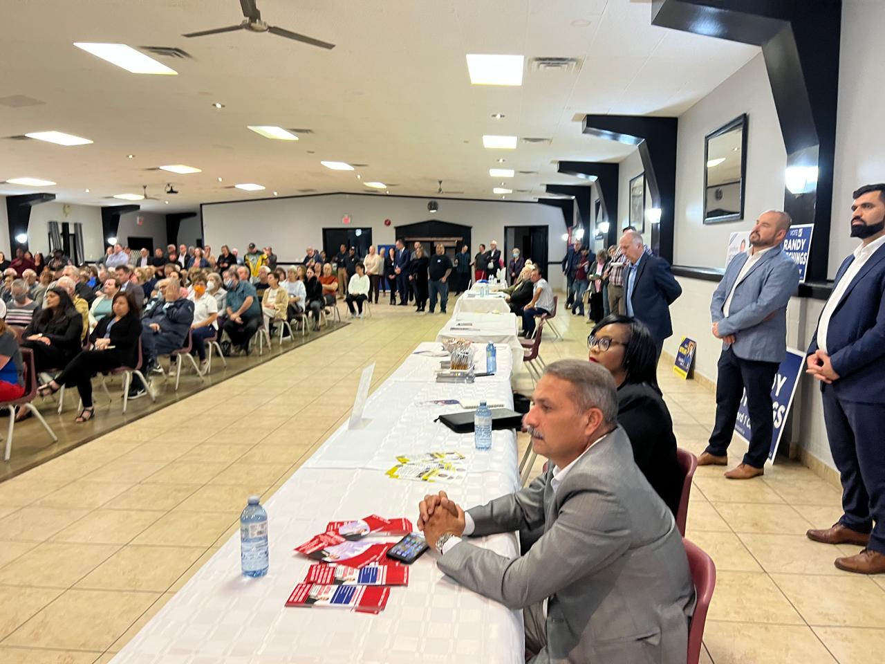 Aftab Hussain — campaign trail moment