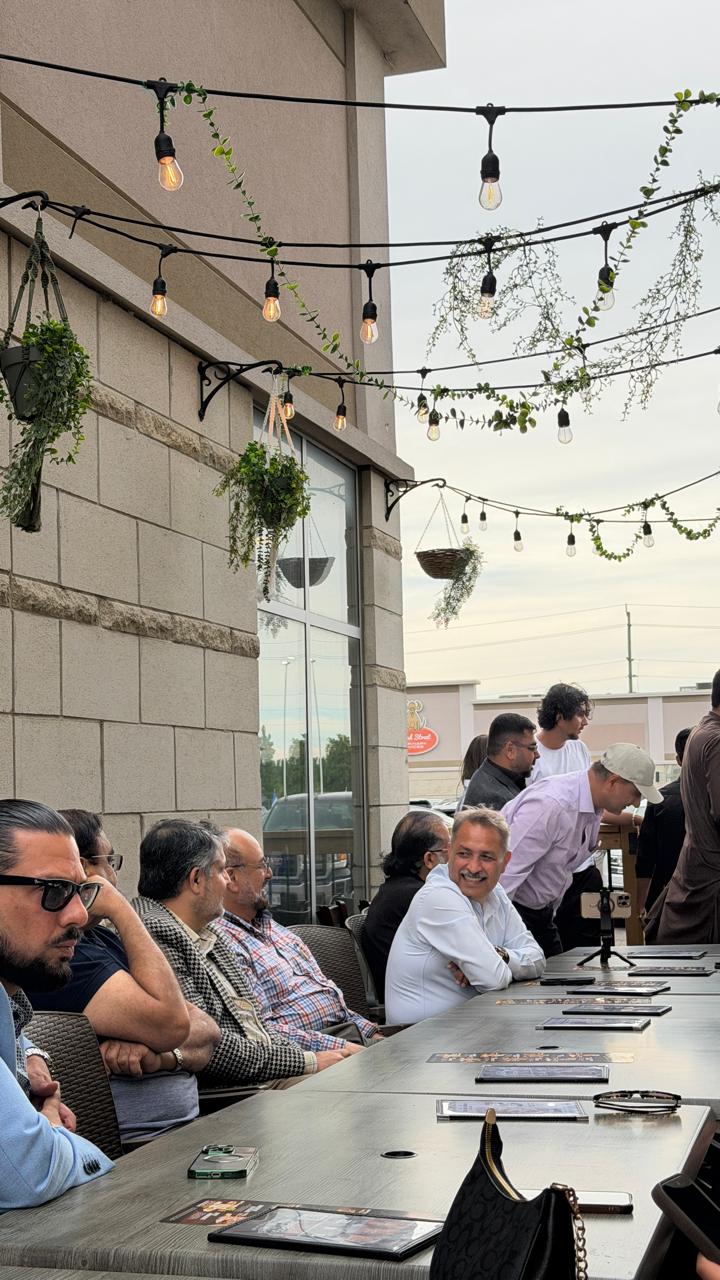 Aftab Hussain — campaign trail moment