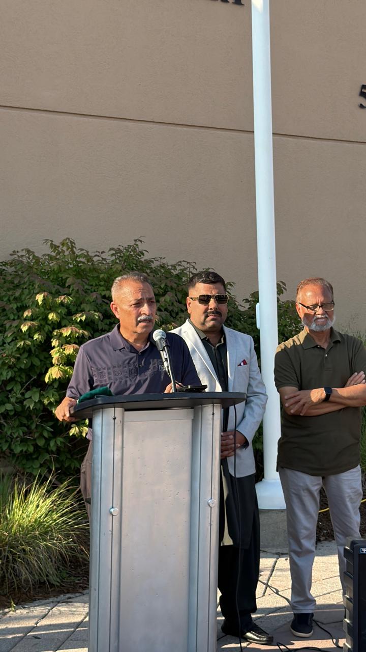 Aftab Hussain — campaign trail moment