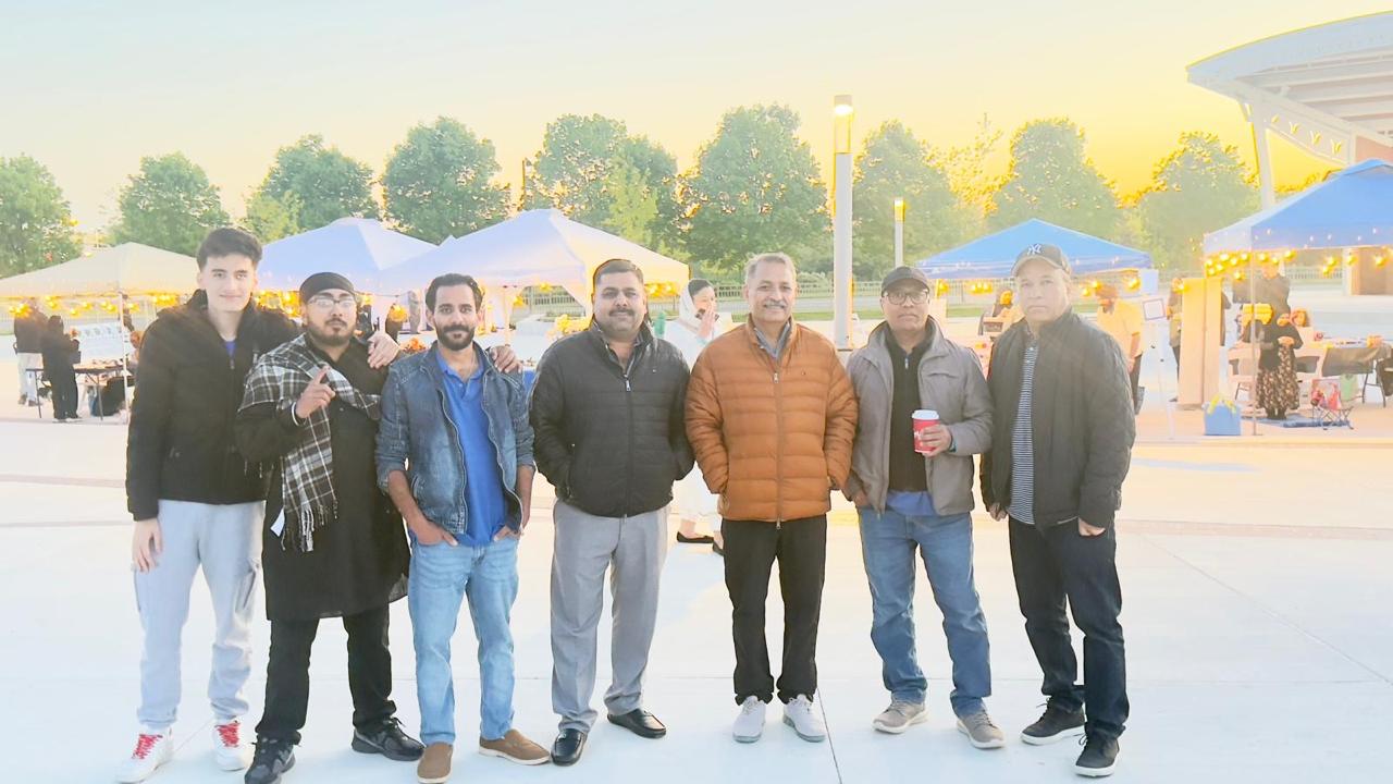 Aftab Hussain — campaign trail moment