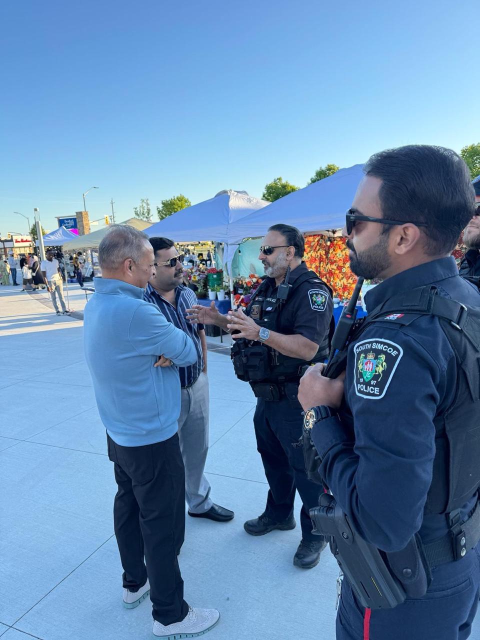 Aftab Hussain — campaign trail moment