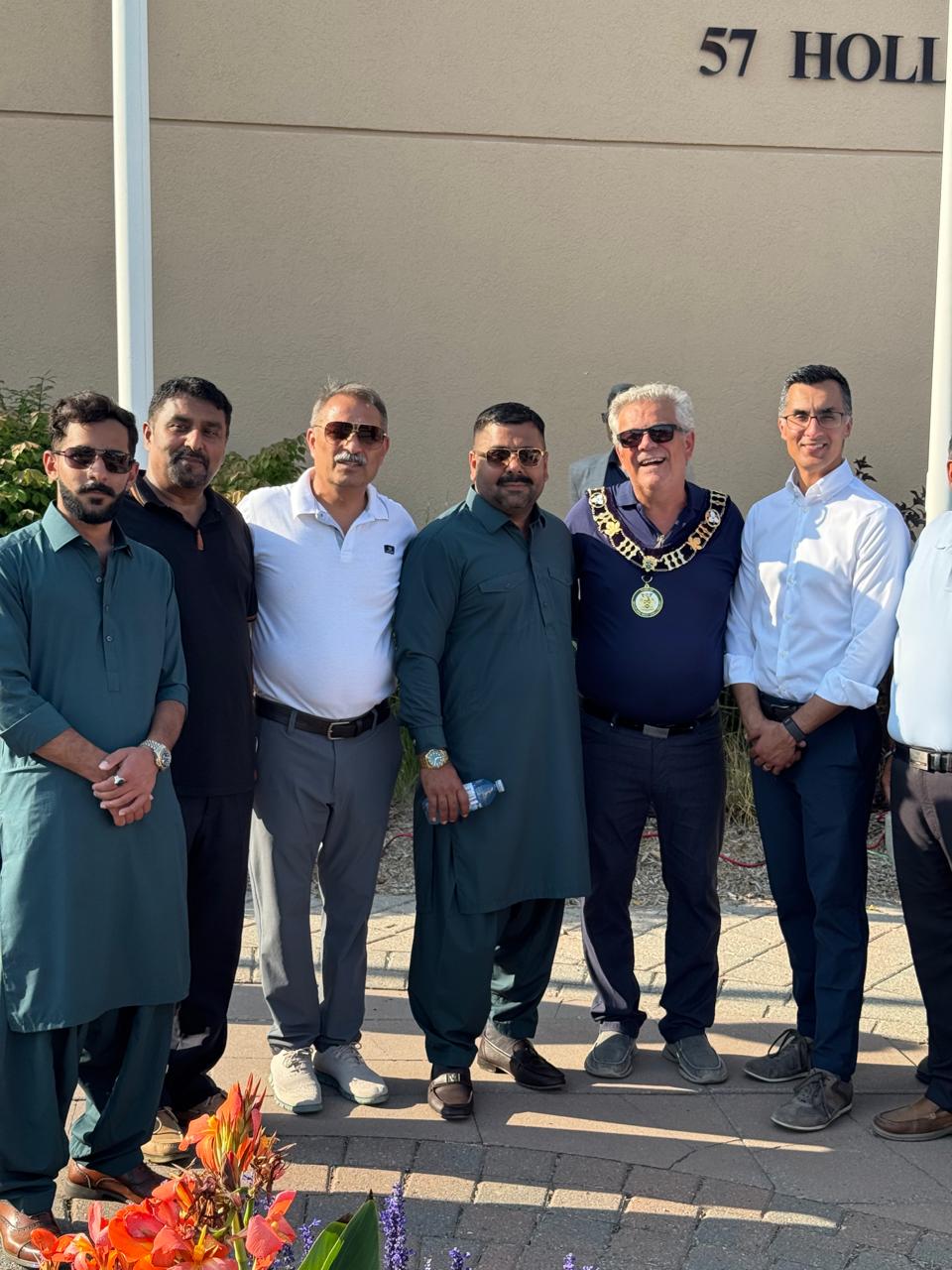 Aftab Hussain — campaign trail moment